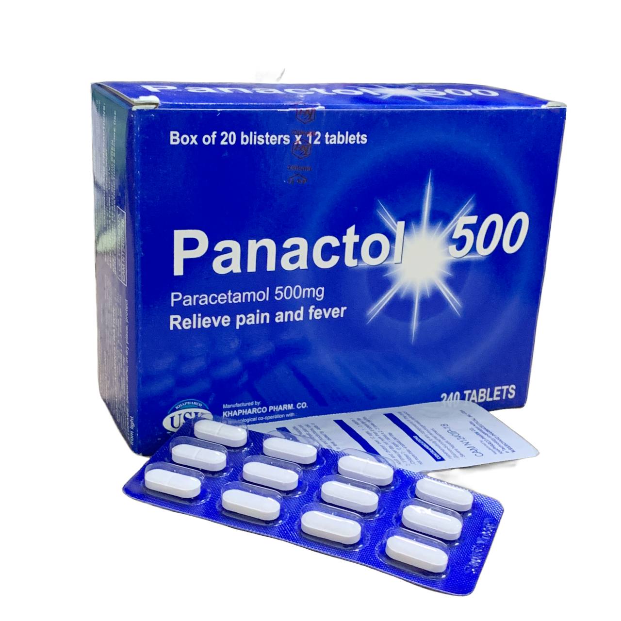 PANACTOL 500 (B/20x12TAB)