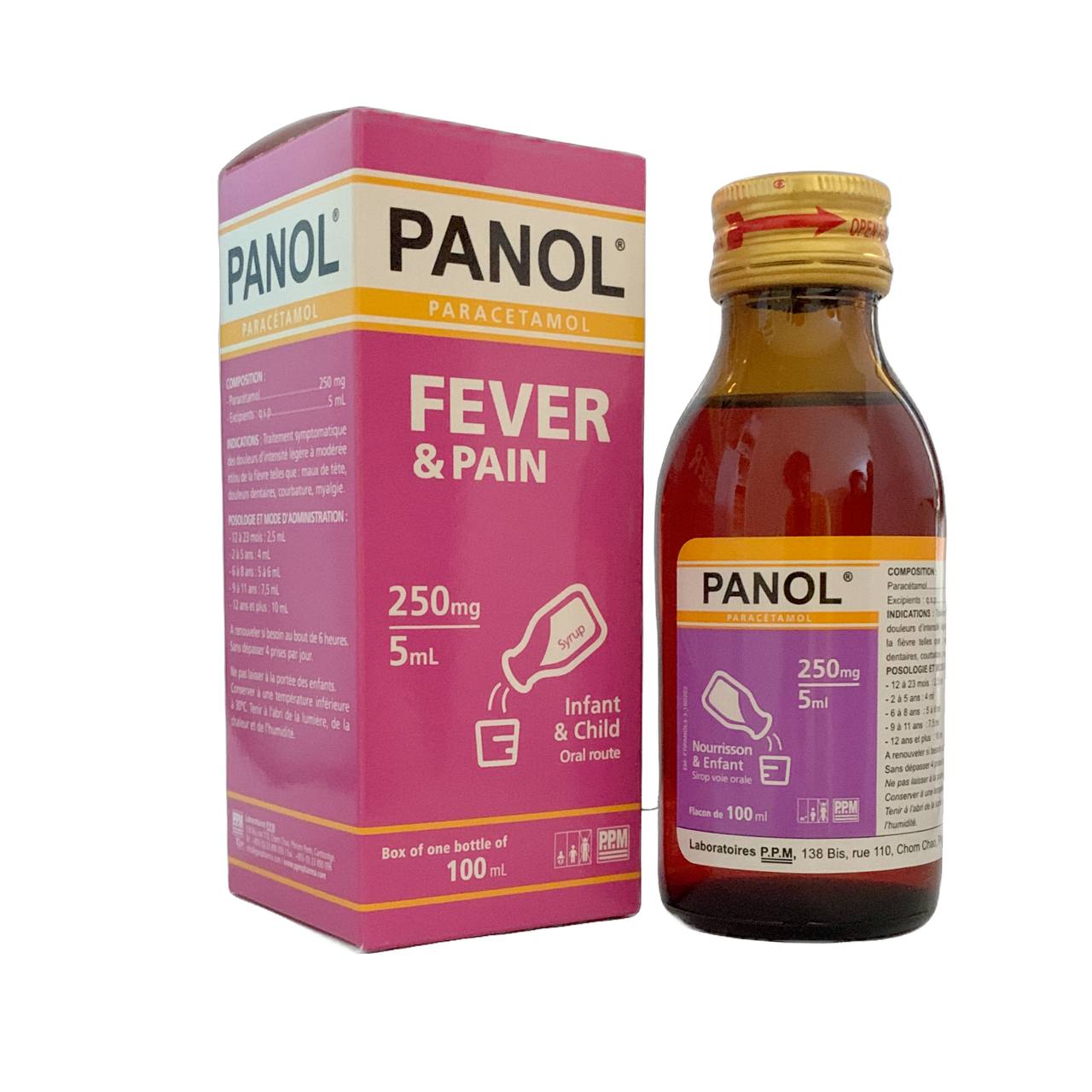 PANOL SP 250MG (BTL/100ml)