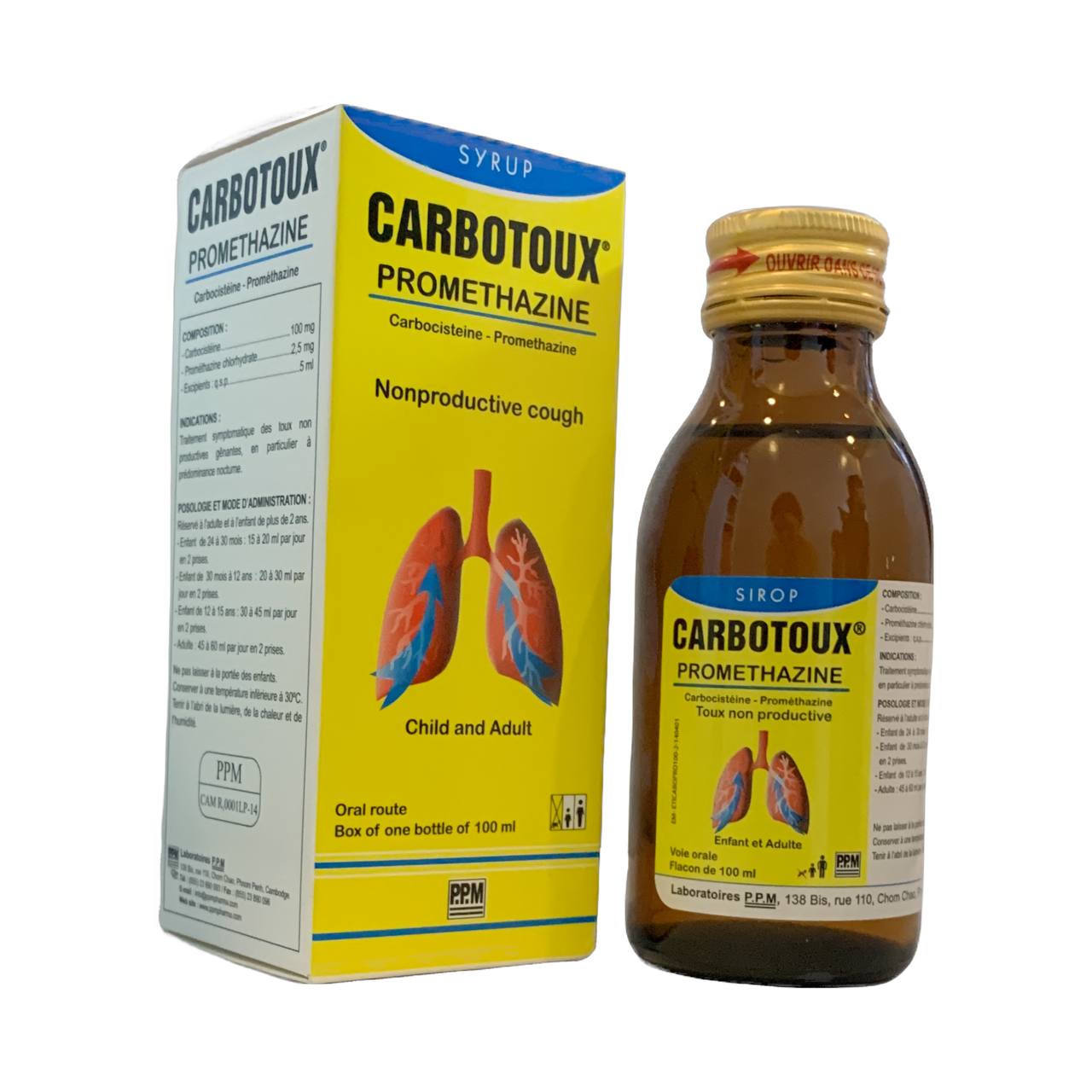 Carbotoux Promethazine sp 100ml