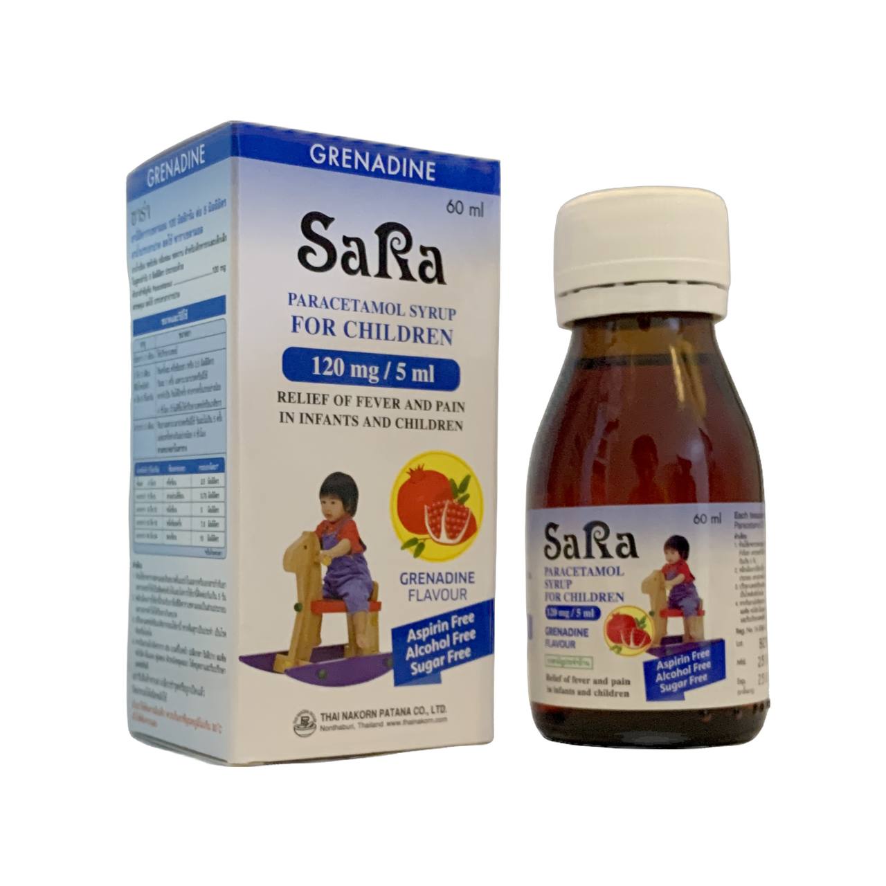 SARA GRENADINE 120MG​​​​ (BTL/60ML)