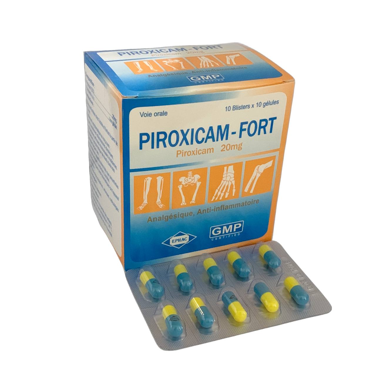 PIROXICAM -FORT EPHAC(B/10x10TAB)