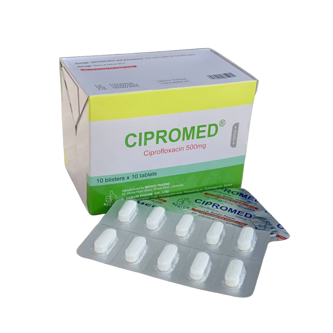 CIPROMED (B/10x10TAB)