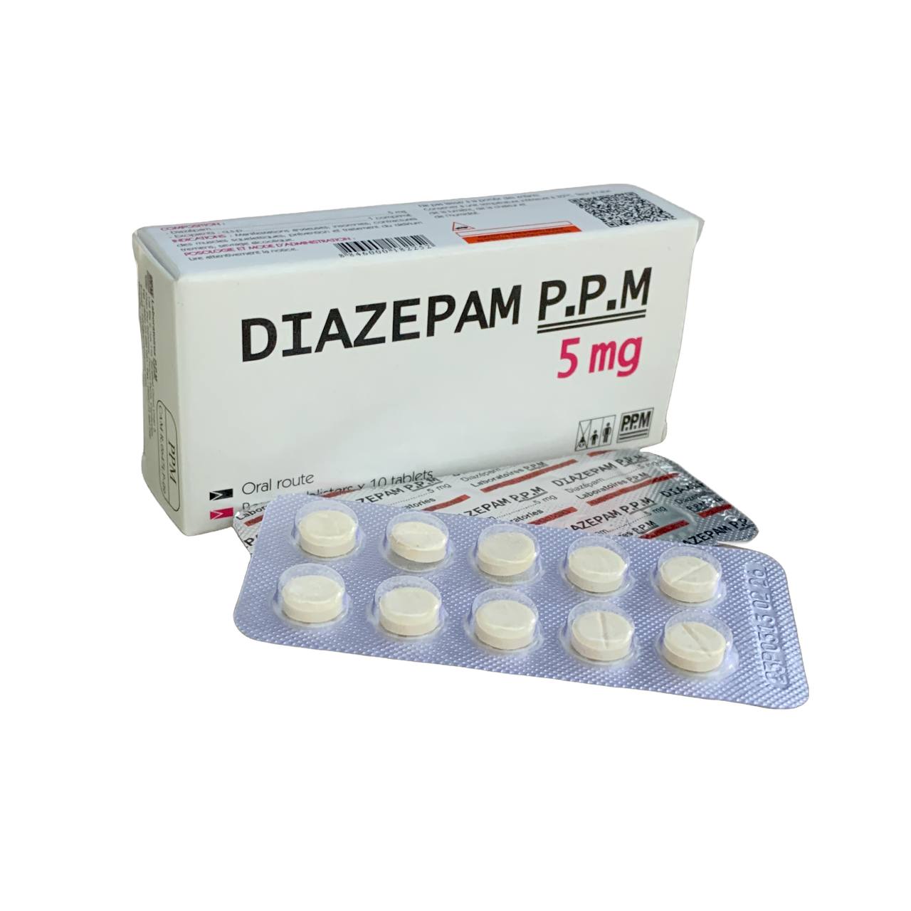 DIAZEPAM PPM 5mg (B/4x1OTAB)
