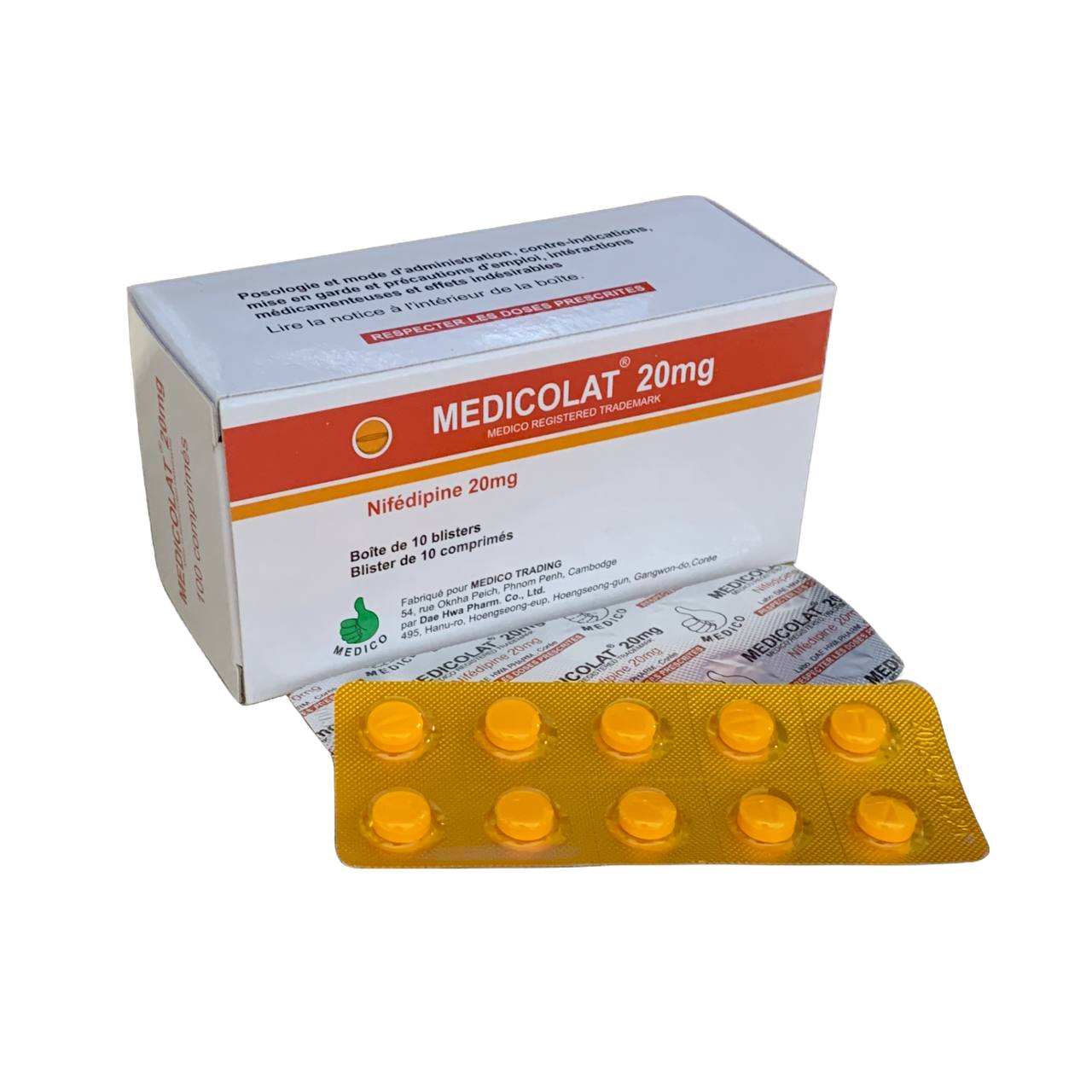 MEDICOLAT 20mg(B/10x10TAB)