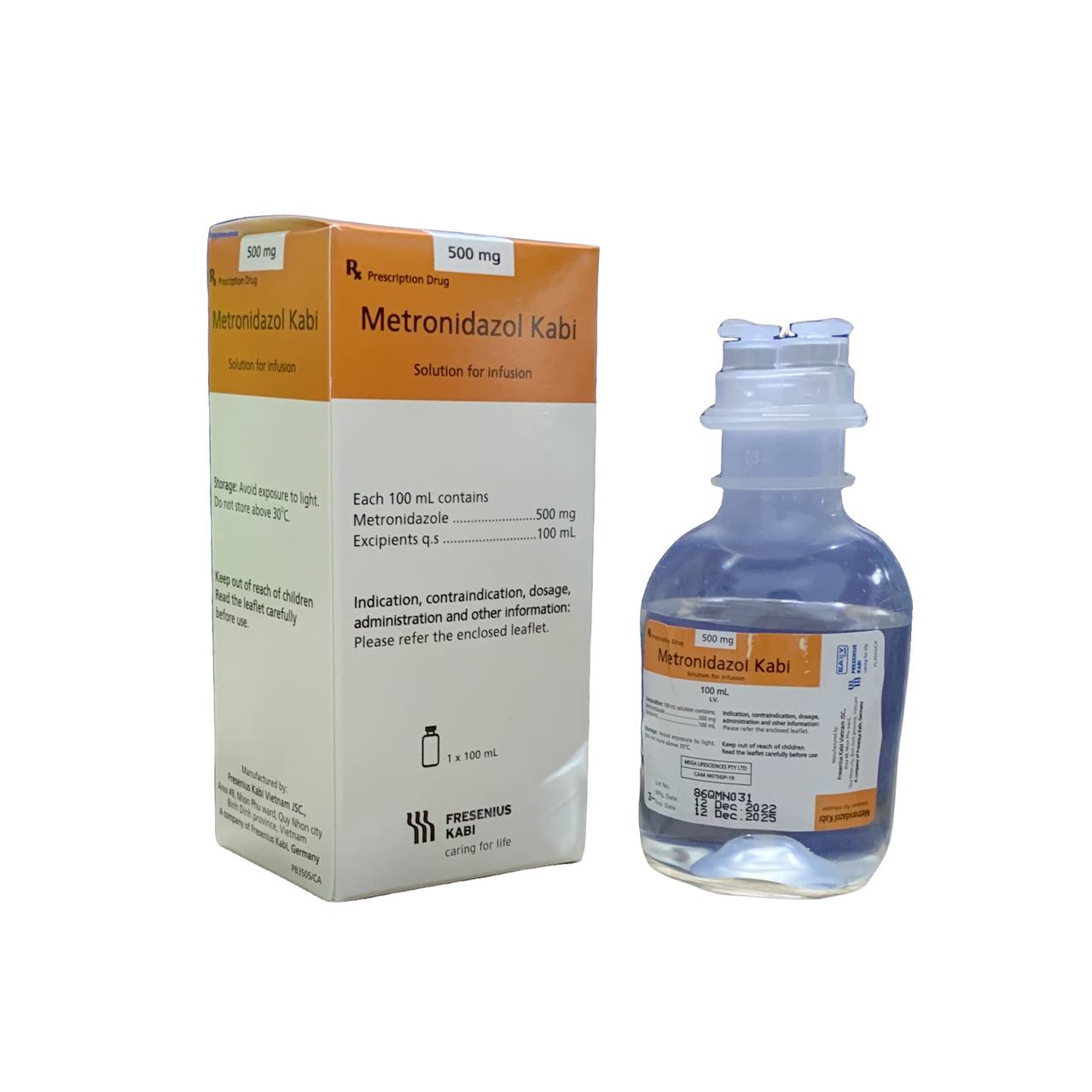 METRONIDAZOL KABI (B/100ML)