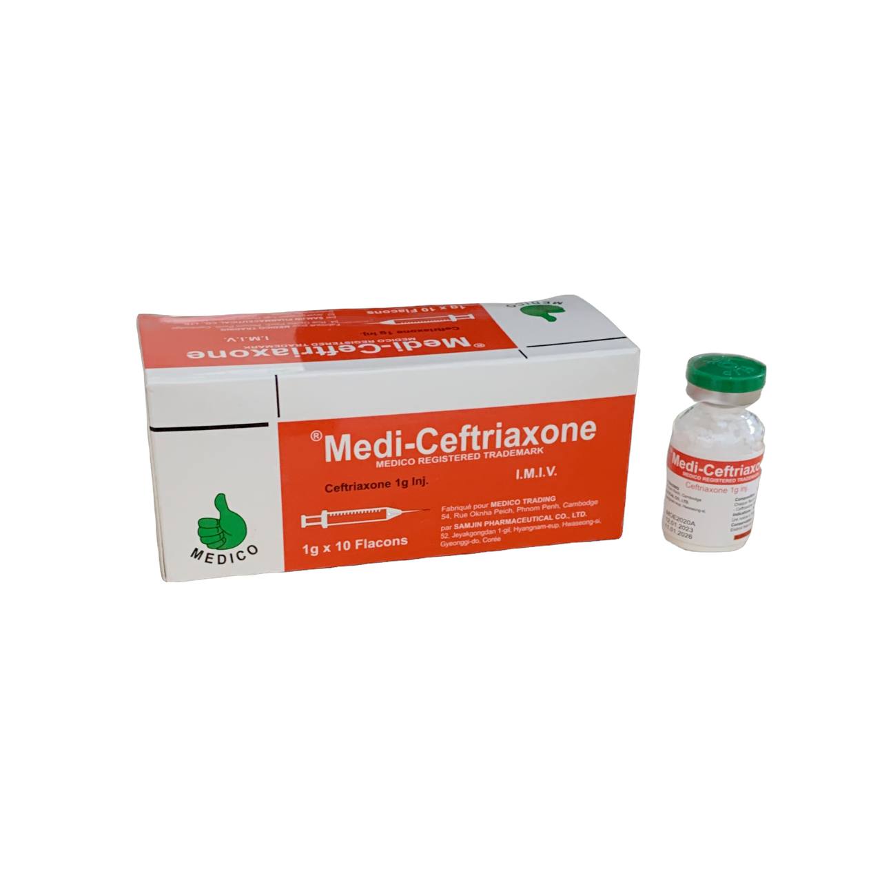 MEDI CEFTRIAZONE (B/10A)