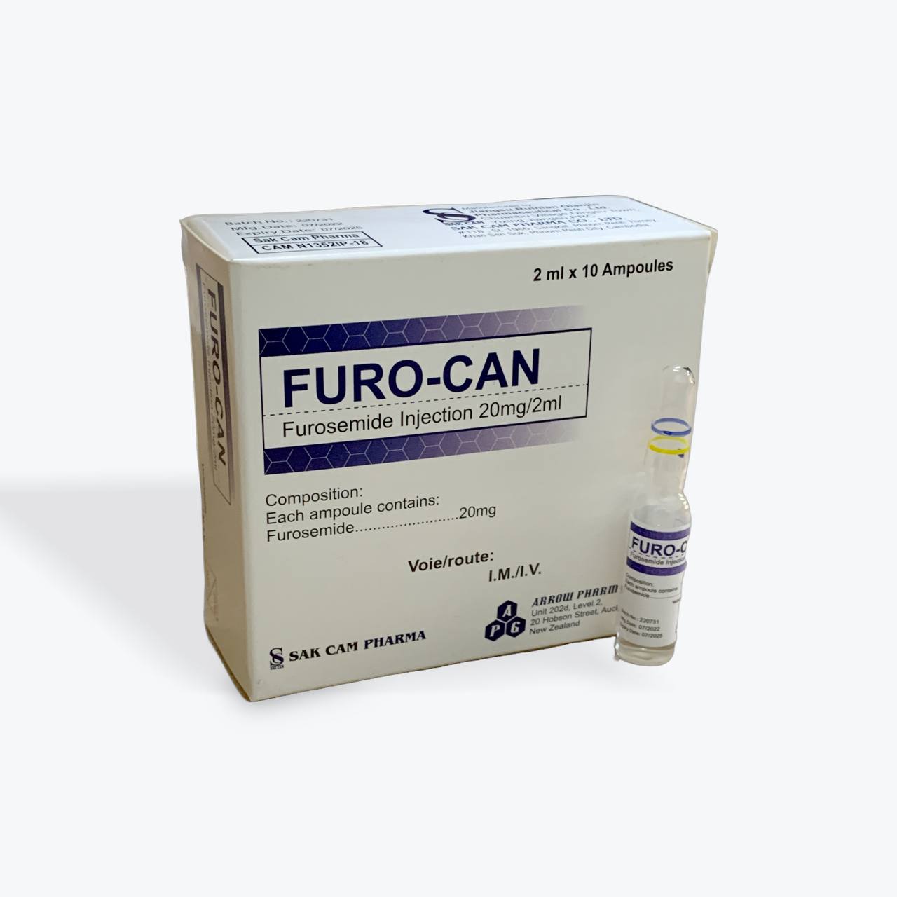 FURO -CAN(B/ 2ml X10amp)