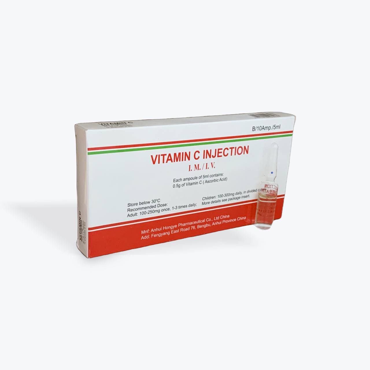 VITAMIN C INJ BB(B/10A)