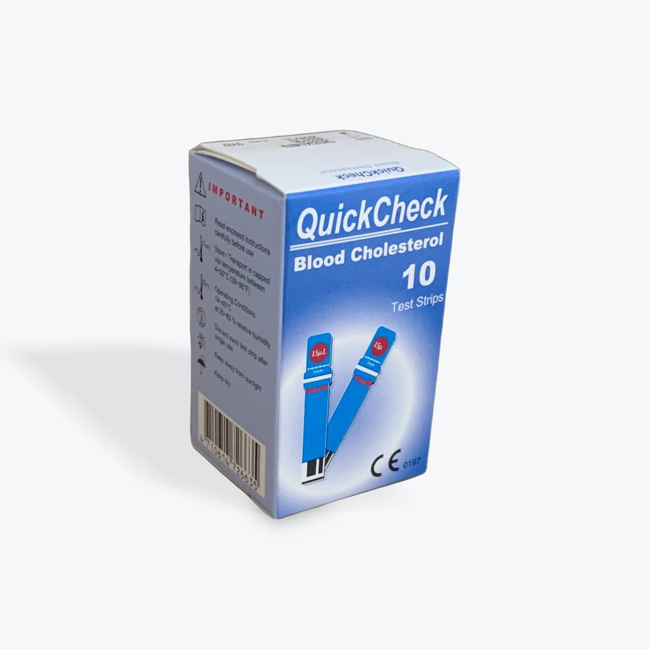 QUICKCHECK CHOLESTEROL (B/10STRIP)