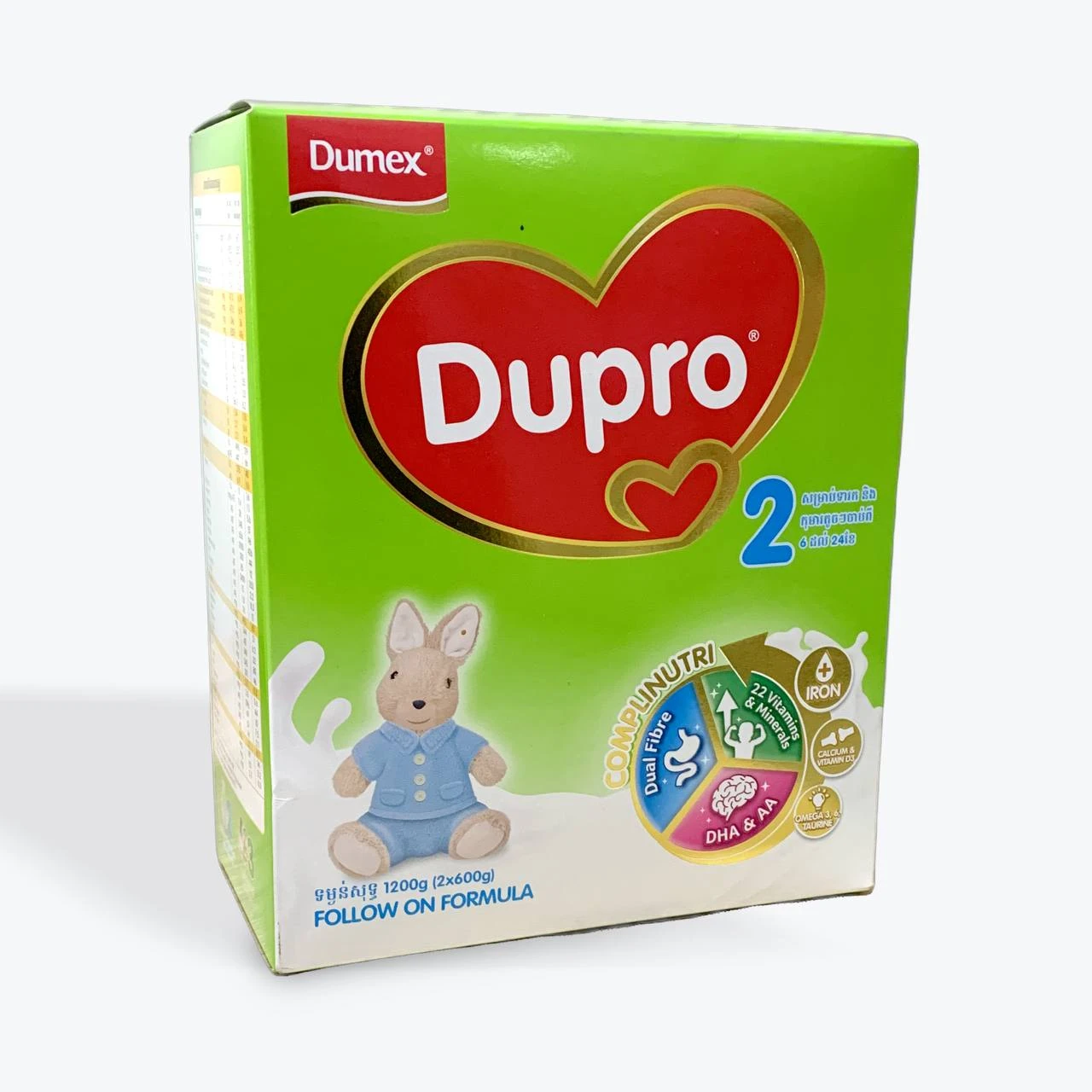 DUPRO 2 ម៉្សៅ 1200g(Box/2x600g)