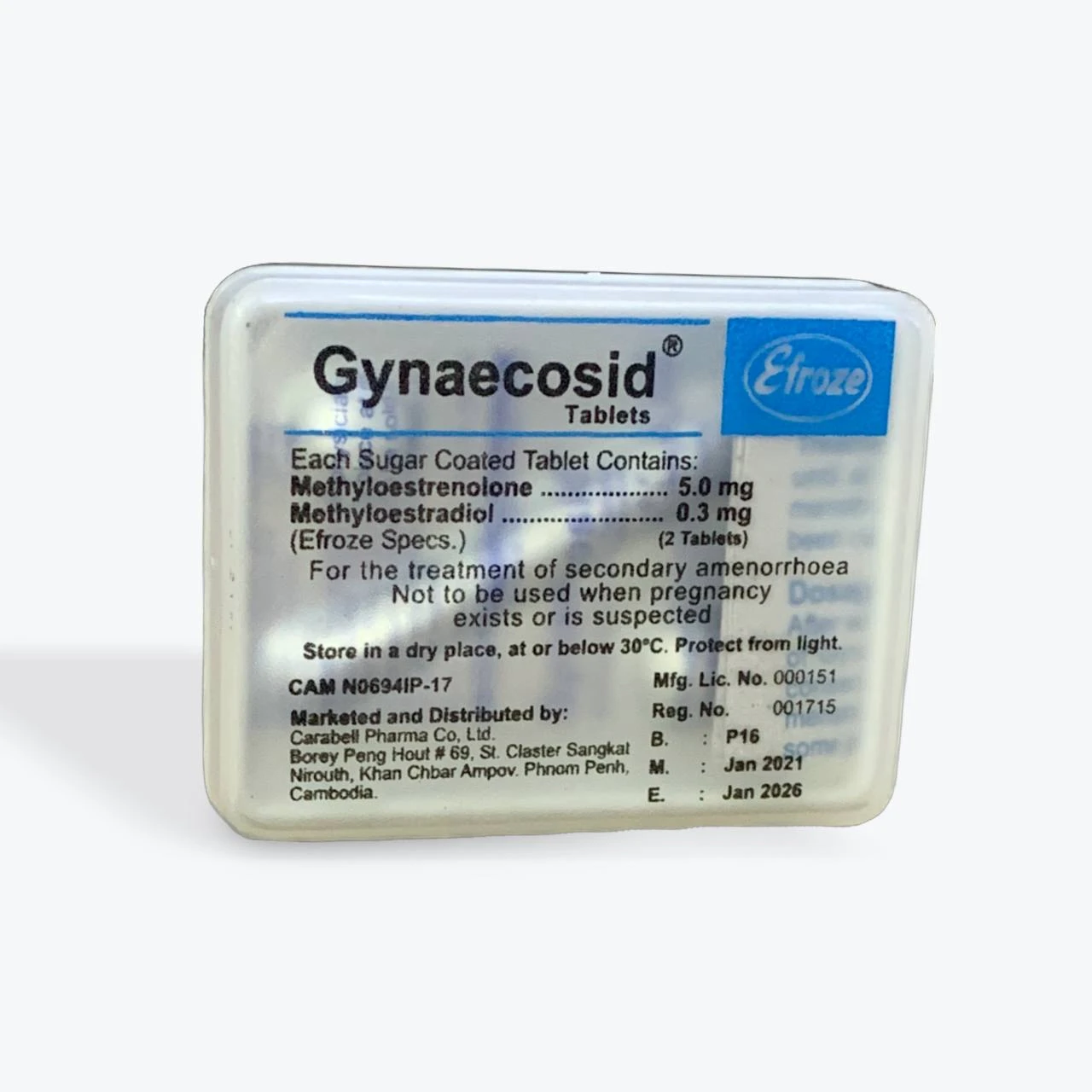 GYNAECOSID (PAK/2TAB)