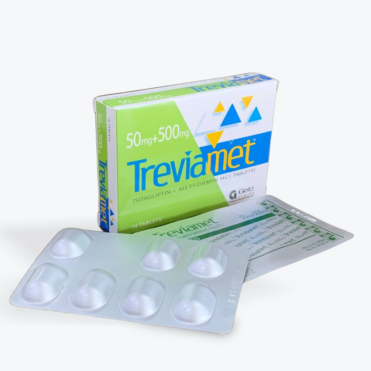 Treviamet 50+500mg (B/2x7tab)