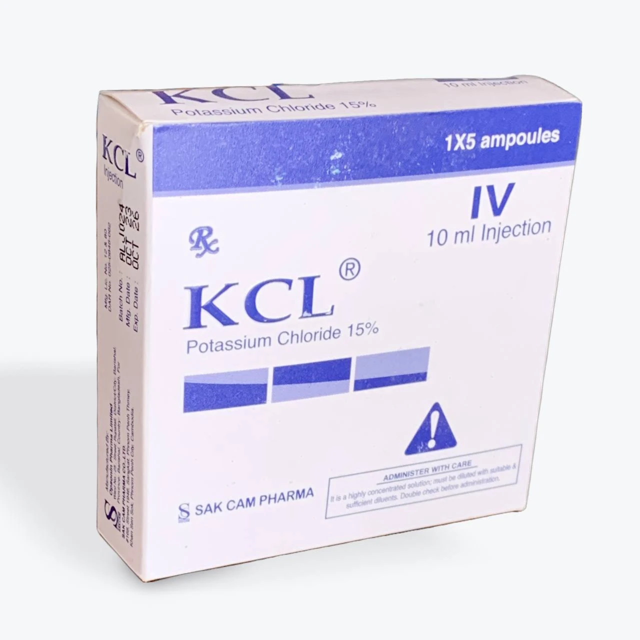 KCL IV INJ(B/1x5AMP)