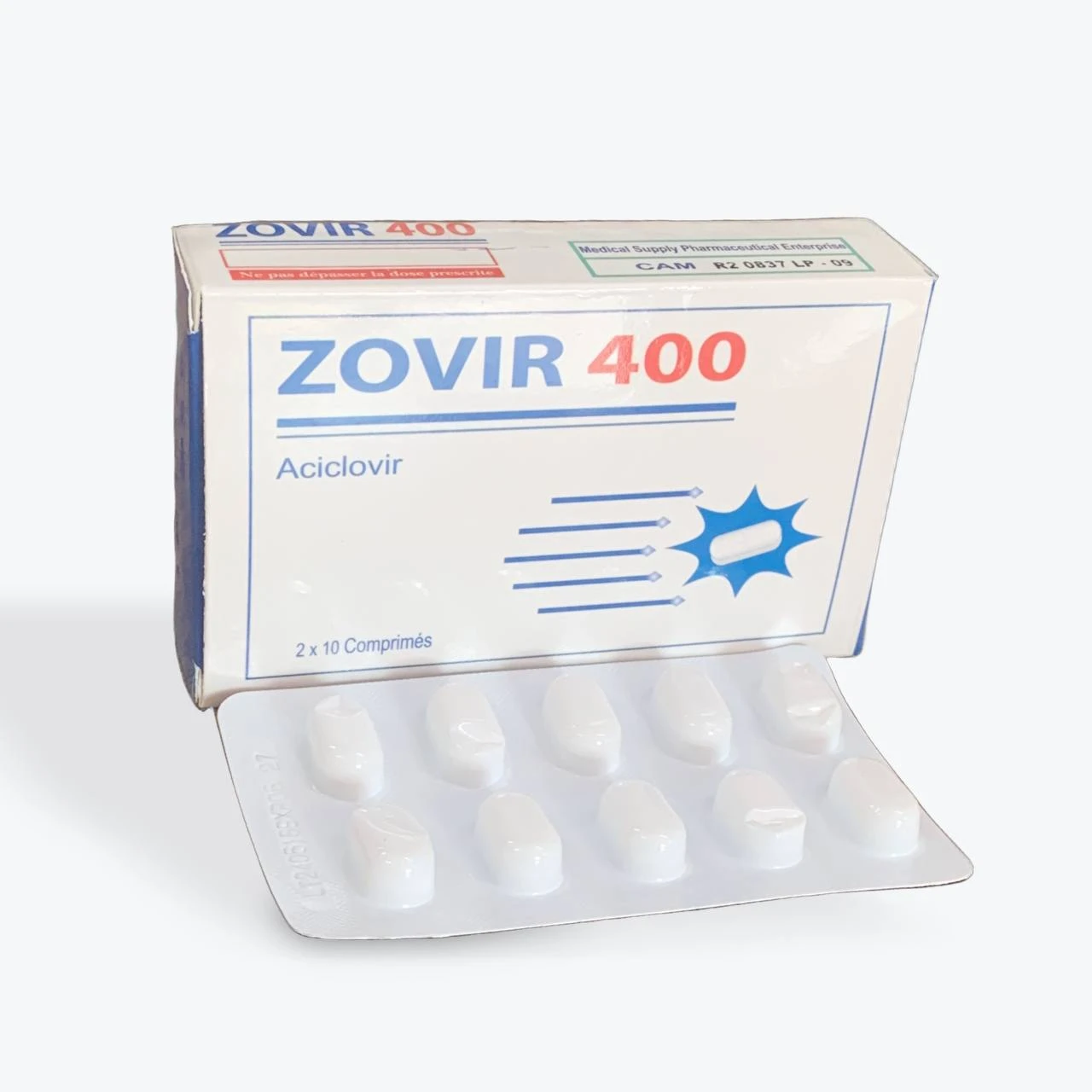 ZOVIR 400 MS (B/2x10tab)